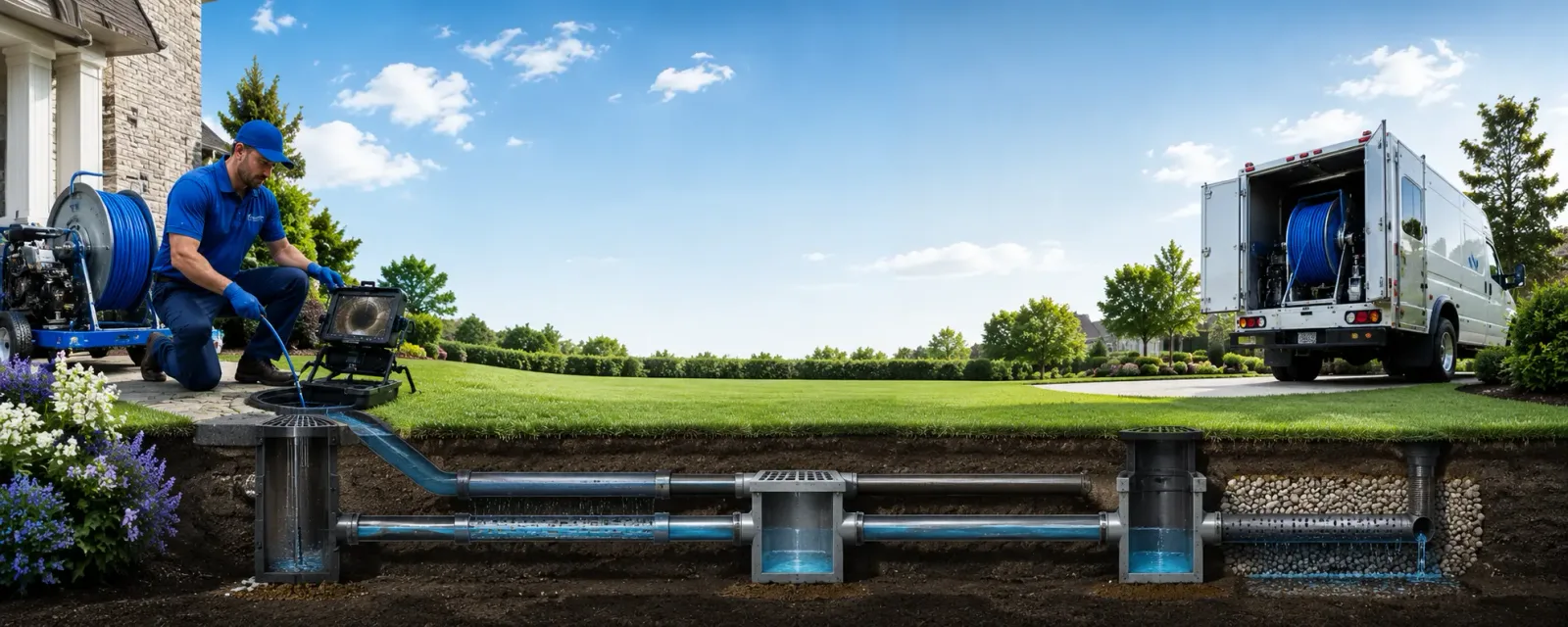 Outdoor drain cleaning information for Lowell, AR